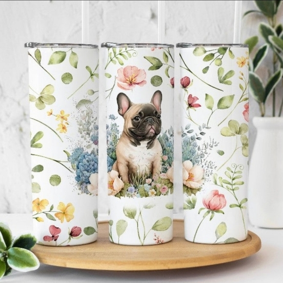 FRENCHIE Dog Mom 20oz Tumbler - Picture 1 of 5